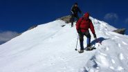 in discesa dalla cima (9-2-2013)