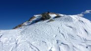 ultimi metri di cresta prima della cima (9-2-2013)
