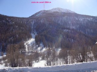 la punta dal parcheggio