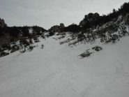 Quasi al salto roccioso.