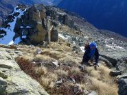 Corrado all'arrivo in vetta