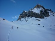 mt Perrin visto nei pressi del lago