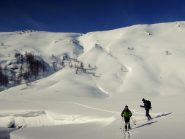 Le tracce della nostra discesa