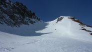 la nostra variante in salita. meno vento e sole 