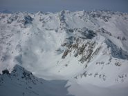 il rifugio cristallina dalla cima