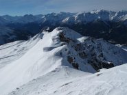 Ultimo tratto di cresta visto dalla cima