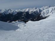 Vallone di salita visto dal colle Fetita