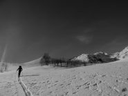 fine della neve bella