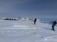 Arrivo sulla piatta Cima