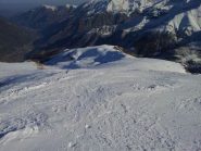 lo spallone della discesa con la ORKO VALLEY