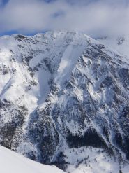 parete NO del roc del boucher con il bel cascatone
