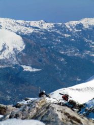 Giorgio e Chiara sbucano in vetta