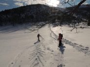 inizia la salita con poca pendenza