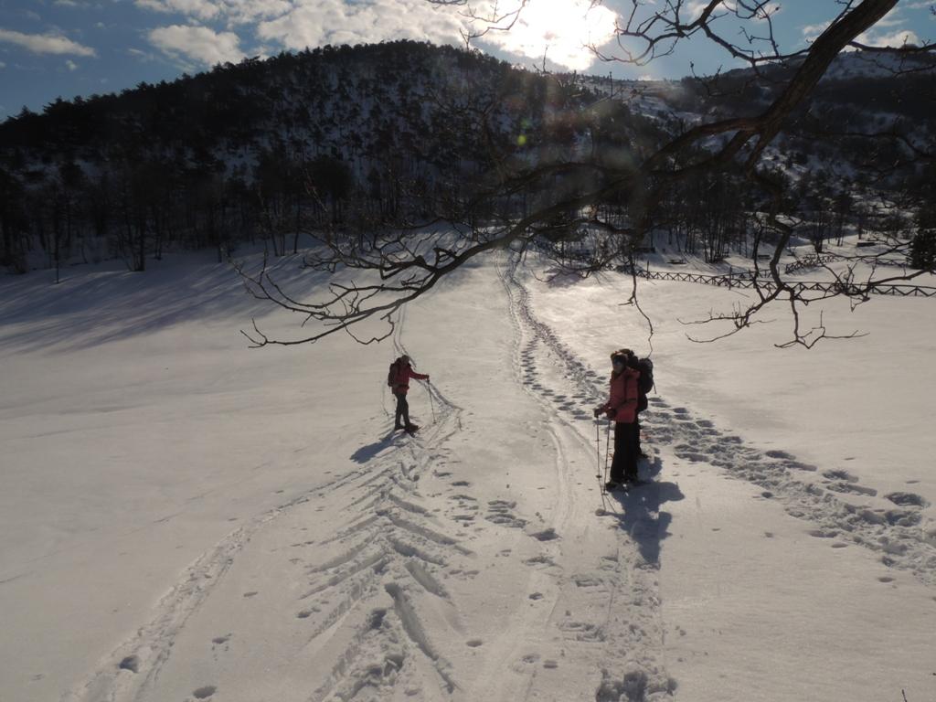 inizia la salita con poca pendenza