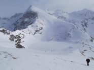 in discesa al lago Moro