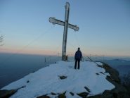Autoscatto in cima al tramonto