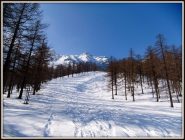 Le vecchie piste di Beaulard in disuso da anni.