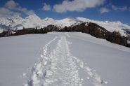 il pianoro dopo il col de bard