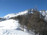 a pochi metri dalla cima....