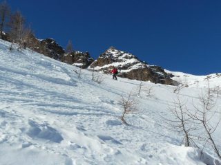 Quasi in uscita dal canalone