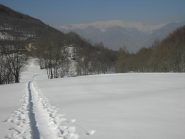 Verso Bergemolo,fine gita.