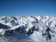 Bric Cassin (primo piano) e Oronaye (sulle sfondo)