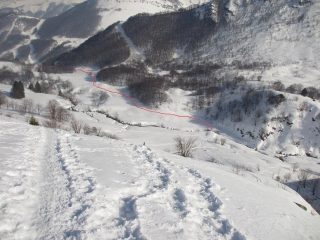 La via dalla partenza impianti