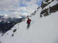 Pendio verso la Forcella Ceremana