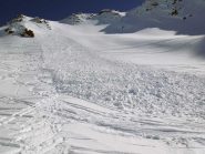 valanga a lastrone a destra del col fetita