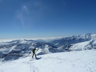 Arrivo in cima