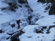 Andrea e Fabio in fondo alla parete: è finita