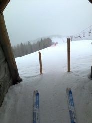 Si parte dalla meta (arrivo della seggiovia)