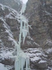 La cascata nella sua interezza