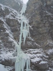 La cascata nella sua interezza