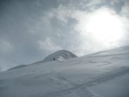 avvicinamento alla parte superiore