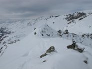 Ometto di vetta e crestina percorsa