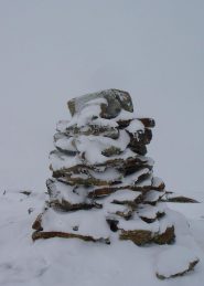 ometto innevato, panorama zero...