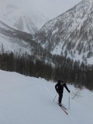 in salita sul conoide