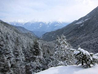 Vista sul valle di Chamdepraz