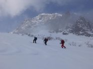 Sotto il paretone del Colbricon