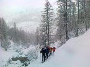 il gruppo in salita!