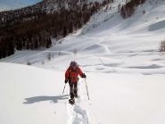 percorso fuori dal bosco