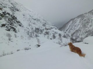 Verso valle