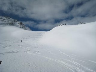 polvere nel canale di discesa