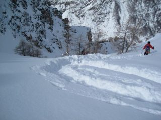 giù dal canale Nord