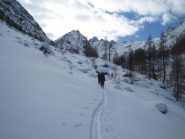 L'ingresso nel Vallone di Montagnaya