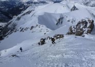 Discesa verso il colle