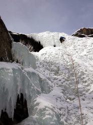 Claudio all'altezza della sosta del grottino
