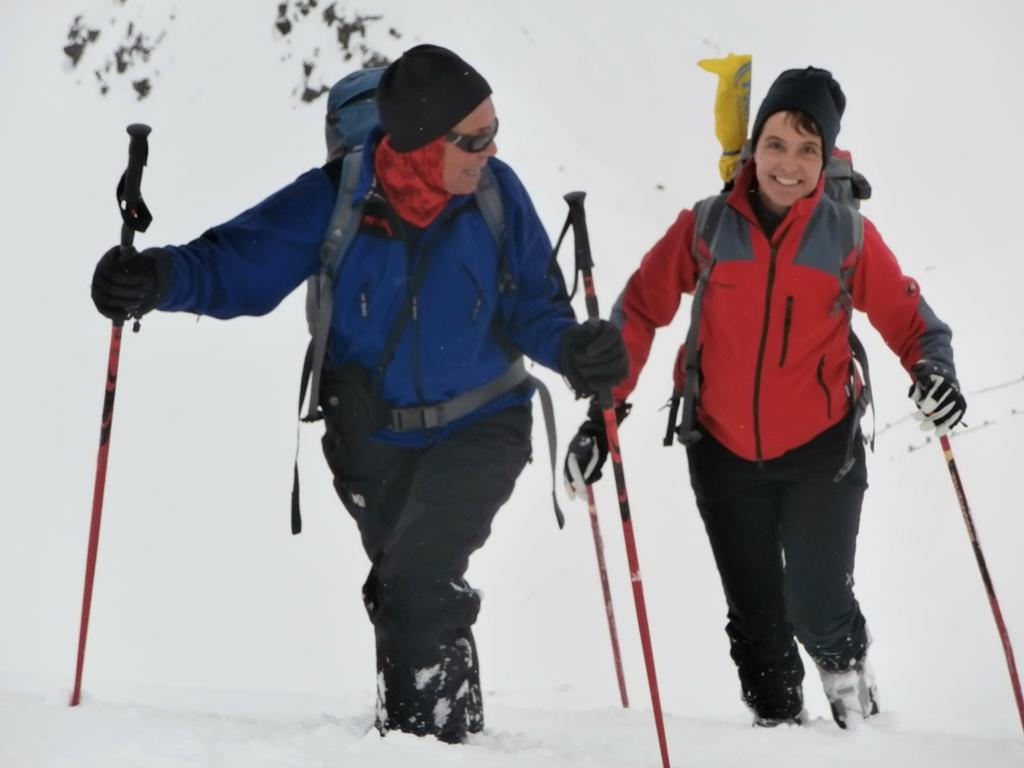 Laura e Cristina arrivano in vetta