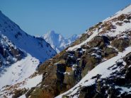 ed ecco sbucare la Punta Gialin in alta Valle di Forzo(Valle Soana)